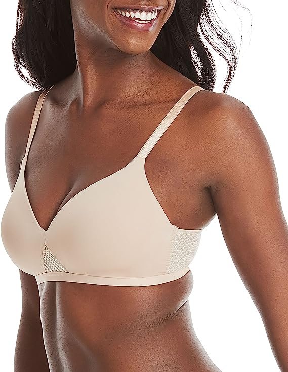 Women's Wireless Bra with Comfort Foam, Full-Coverage T-Shirt Bra