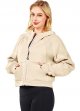 Workout Hoodies Zip Up Sweatshirt Pullover Long Sleeve Crop Hoodies
